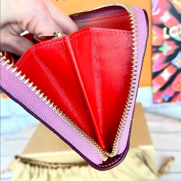 SOLD ⭐️Christian Louboutin pink patent leather long zippy zip around wallet w… - Picture 10 of 16